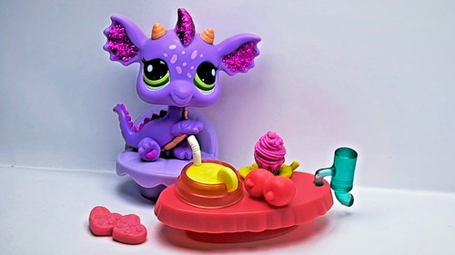 Lps authentic dragon 2660 - lps, #