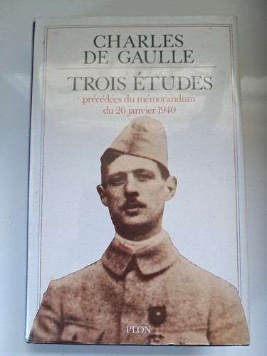 Livre trois etudes - livre, precedees