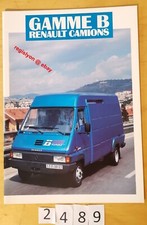 RVI RENAULT TRUCKS GAMME B B80 B110 Prospectus Fr 24 pages 07/1990 LKW