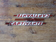 Captivante Vintage 1 Stickers bike / 1 autocollant velo