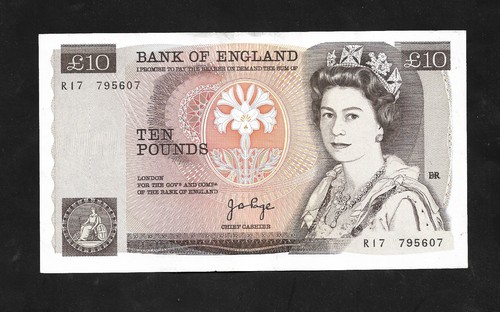 Bank england ten pounds - of,