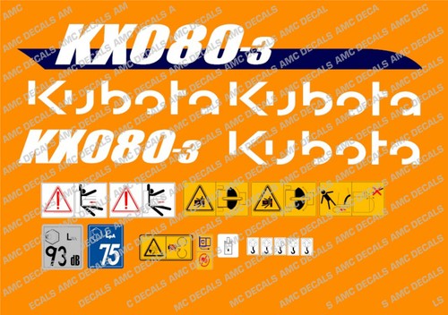 Kubota kx080 mini pelle - kubota,