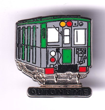 RARE PINS PIN'S .. TRAIN RAILWAYS RATP METRO SYNDICAT AUTONOME PARIS 75 ~GA