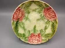 ASSIETTE BARBOTINE ROSES