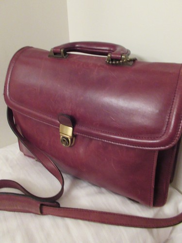 Vintage leather shoulder - vintage, strap
