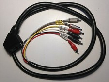 Câble audio/video Peritel / 6 fiches Cinch Audio stereo in/out video in/out