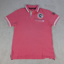 Napapijri Polo Homme L Rose Manches Courtes Coton