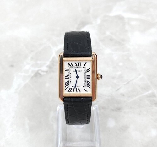 Cartier montre tank solo 18k - cartier,