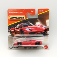 Matchbox 1/64 Porsche 918 Spyder – 2025 – Mainline 15/125 - Neuf