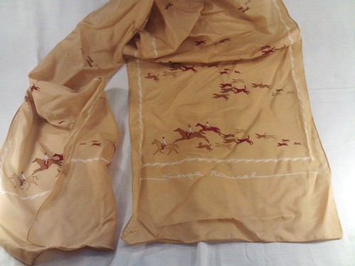 Ancien foulard soie - foulard, serge