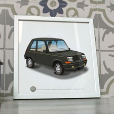 Poster Super 5 Baccara grise