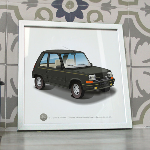 Poster super baccara grise - super, 5