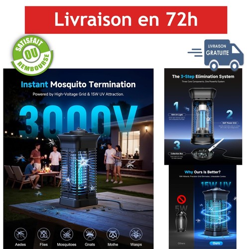 Lampe anti moustique - lampe,