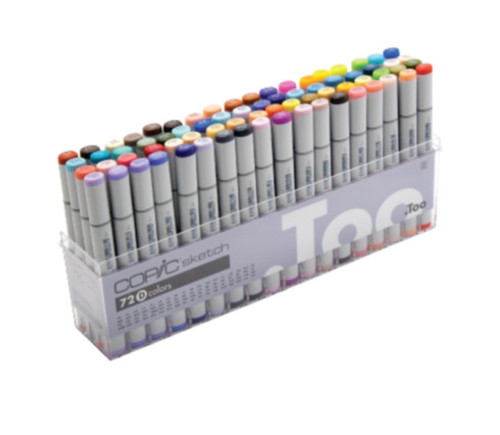 Copic sketch marker set - copic, 72