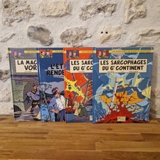 LOT 4 BD BLAKE ET MORTIMER EO T14 T15 T16 T17 1ERE EDITION EO TBE GRAND FORMAT
