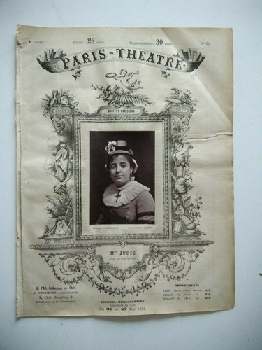 Photo opéra mme judic - photo,