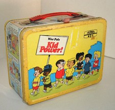 Kid Power - vintage metal lunchbox (REDUCED PRICE)