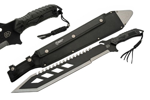 Trident machete with clam - 24",