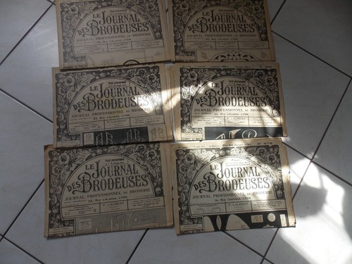 Anciens journaux broderie - 6,