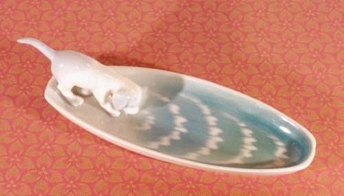 Vide poche baguier décor - à,