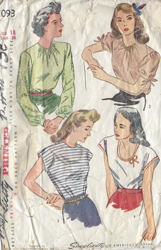 Patron couture vintage 1944 - couture,