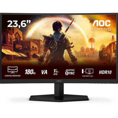 Ecran gamer incurvé aoc - ecran, pc