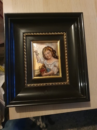Tableau emaux limoges jeune - de,
