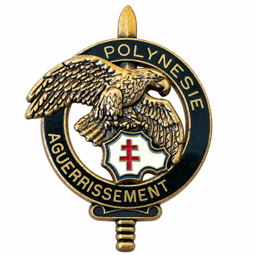 Insigne militaire polynésie - militaire,