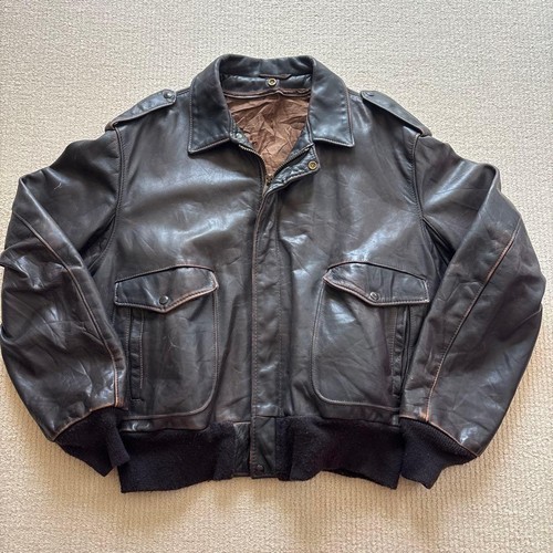 Schott leather flight - leather, a-2