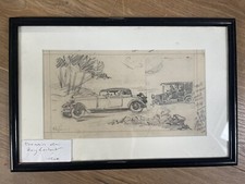 dessin original ancien Crayon