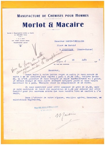 Dijon usine chemiserie - (21), /