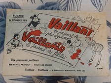 ancien buvard vaillant placid et muzo