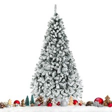 Sapin de Noël Artificiel 225 cm PVC Arbre de Décoration 450 LED 1010 Branches