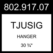 IKEA TJUSIG Hanger Black  30
