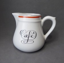 PICHET à CAFÉ PORCELAINE D'AUTEUIL PARIS Service Bistrot Création Jacques Lobjoy