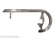 carter de chaine demi fermé acier chromé pour vélo à pédalier 46 dents maxi