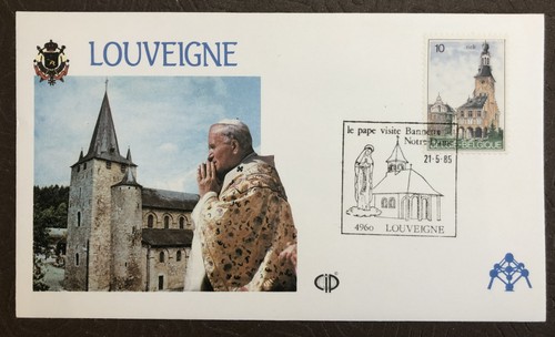 Fdc belgium pope john paul - ,