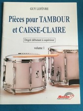 PIÈCES pour TAMBOUR et CAISSE-CLAIRE - Guy LEFÈVRE 