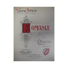 Staub victor romance piano - staub,