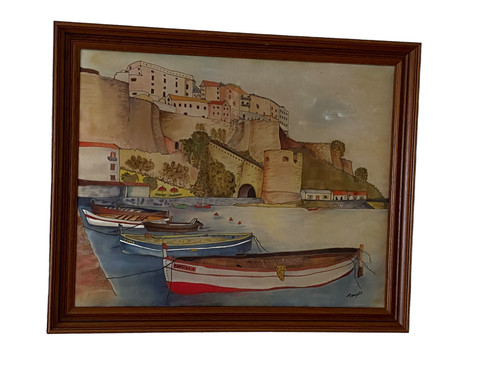 Ancien tableau peinture sur - peinture,