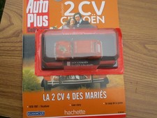 2 CV CITROEN DES MARIES MINIATURE 1/43  BOITE FASCICULE ENVOI GRATUIT