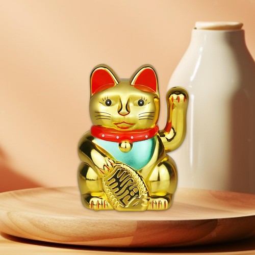 Figurine chat porte bonheur - figurine,