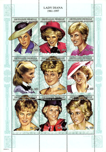 Stamps comoros 1998 - stamps, perf.