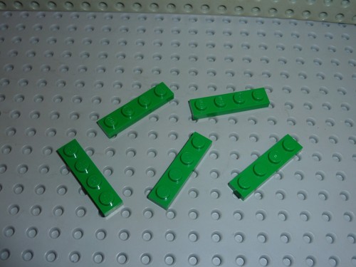 Lego green plate 1x4 - lego,