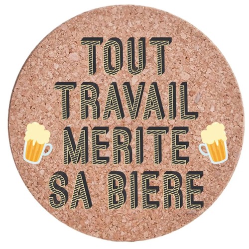 Sous plat tout travail mérite - plat,