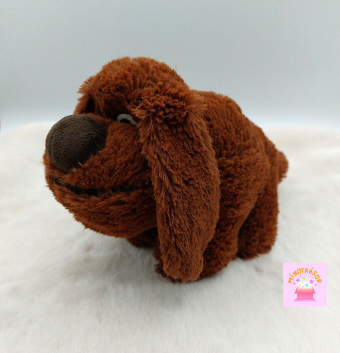 Peluche doudou chien - , marron
