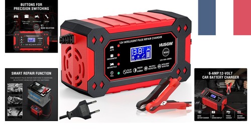 Chargeur batterie voiture - de,