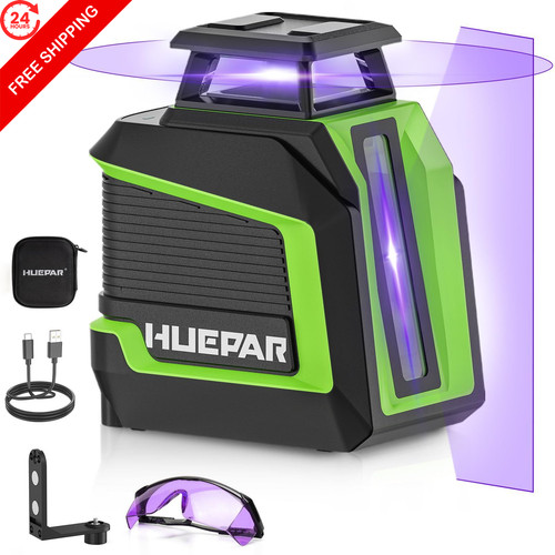 Huepar 360 laser level - huepar, 82ft