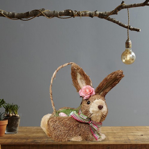 Creative paille lapin décor
