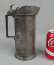 ancien pichet mesure en étain